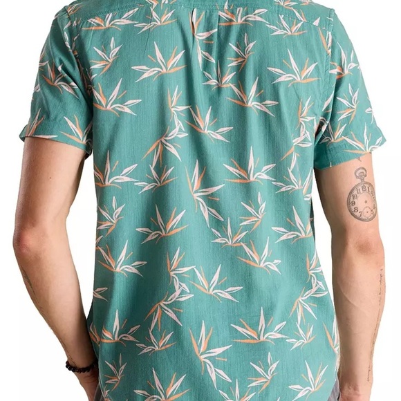 Chubbies Green and Orange Tropical Print Shirt - Picture 6 of 6